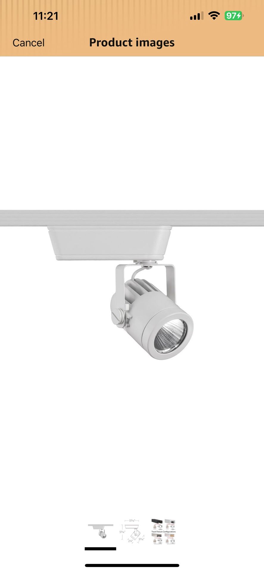 WAC Lighting outside Light Precision LED Energy Star Track Fixture