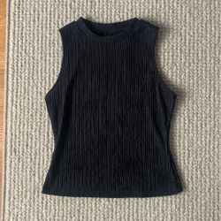 Cute Black Sleeveless Top