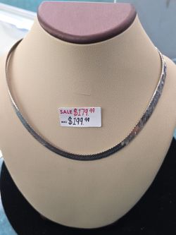 Silver necklace