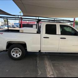 Contractor Ladder Rack and Toolbox 