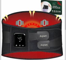 Joyset Cordless Heating Pad for Back, 5 Heat & 5 Vibration