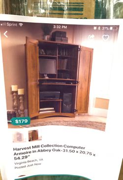 New in Box Computer Armoire