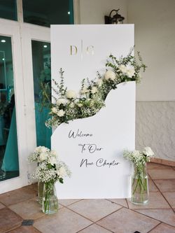 Personalized Wedding Welcome Sign