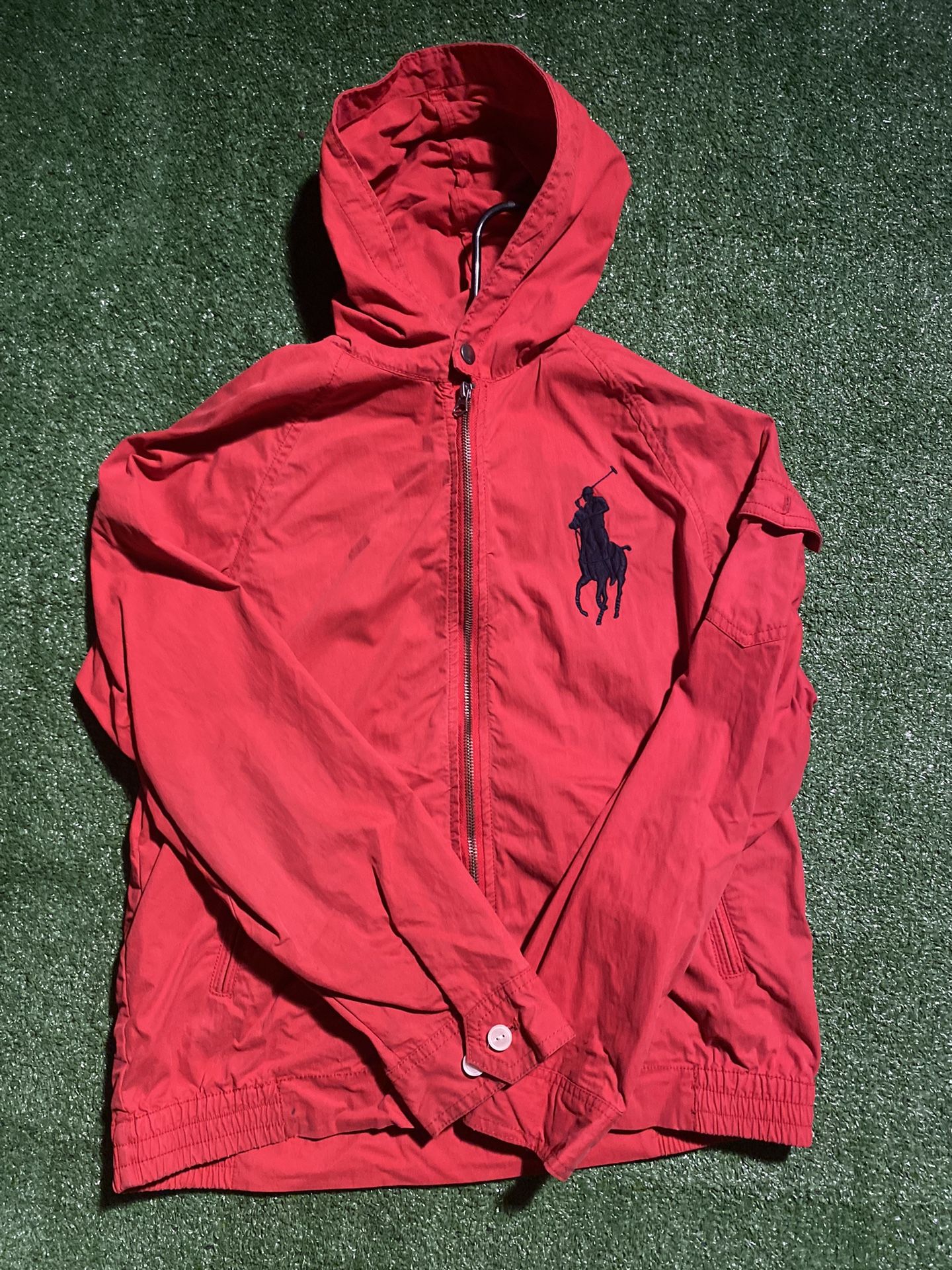 Red Polo Raincoat