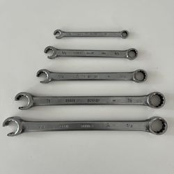 5-BONNEY Wrenches Set /SAE / 12pt Flare Nut/Line -USA