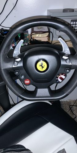 T80 thrustmaster wheel with pedals