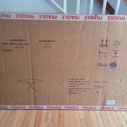 Brand New Full Glass Kitchen Table.  