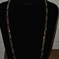 4.8mm 24" Gold Filled Figaro Chain 