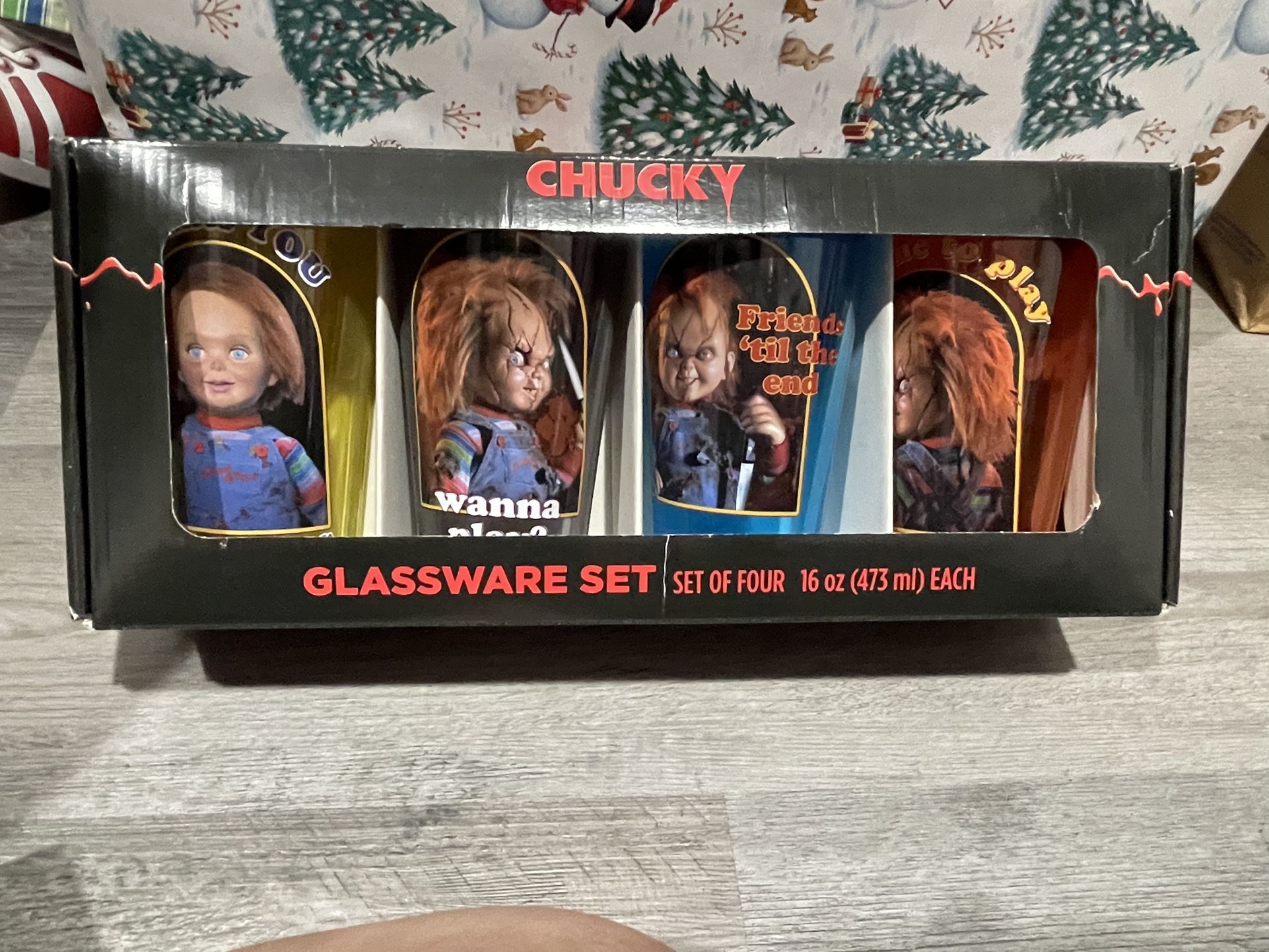 Chucky glassware set