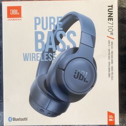Wireless JBL Tune 710BT Blue Headphones
