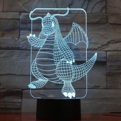 Dragonite
 Anime 3D Desk Lamp