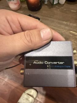 VPFET Analog to Digital Audio Converter RCA to Optical with Cable 3.5mm AUX Jack Toslink and Coaxial Adapter for Soundbar