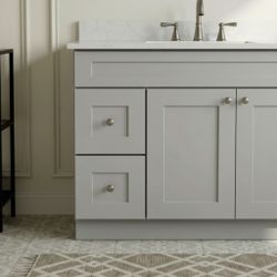 Light Grey 42” Bathroom Vanity - San Diego Delivery