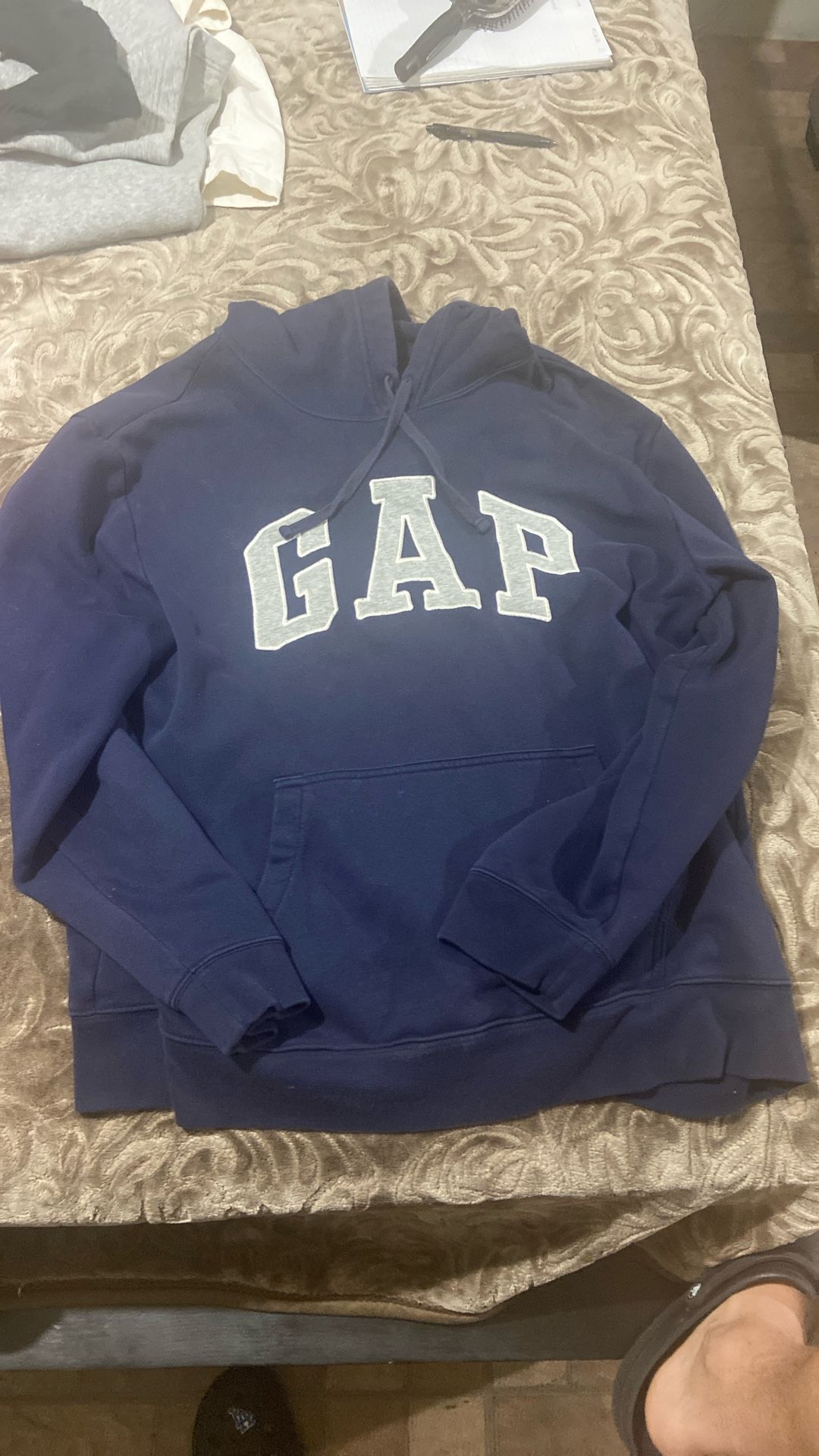 gap blue hoodie xl