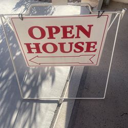 Open house signs