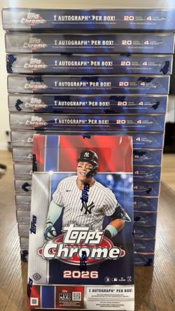 Topps Chrome Baseball 2026 Hobby Box