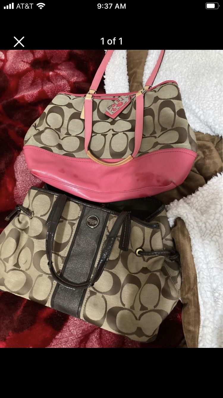 Pink Coach Purse