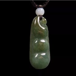 Certified A grade Icy jadeite Carved Pendant