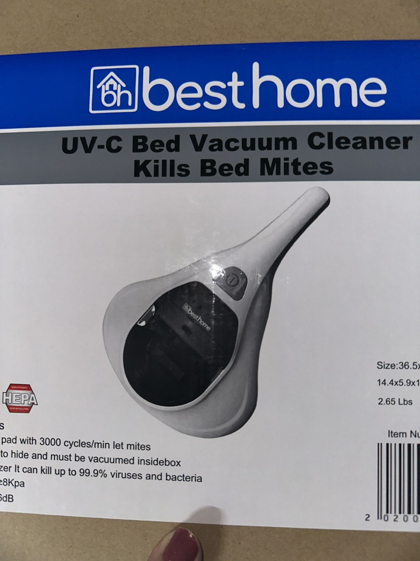 UV Sanitizer Vacuum