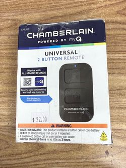 CHAMBERLAIN - Universal 2 button Garage Door Remote