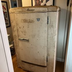 Vintage Freezer Deep Freeze Display Cabinet