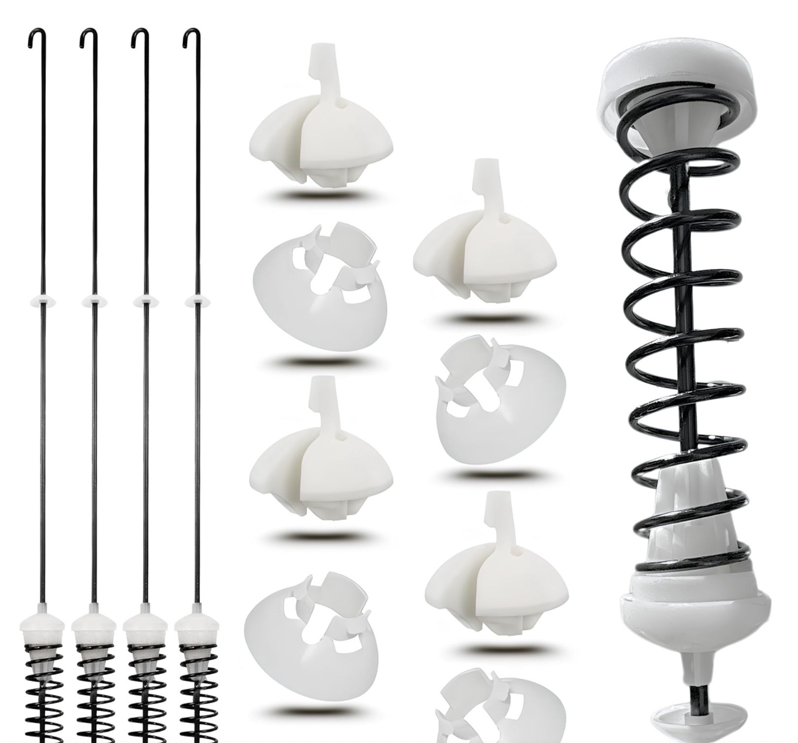 Wibefel W10338635 Washer Suspension Rod Kit for Maytag, Kenmore and Admiral (New)