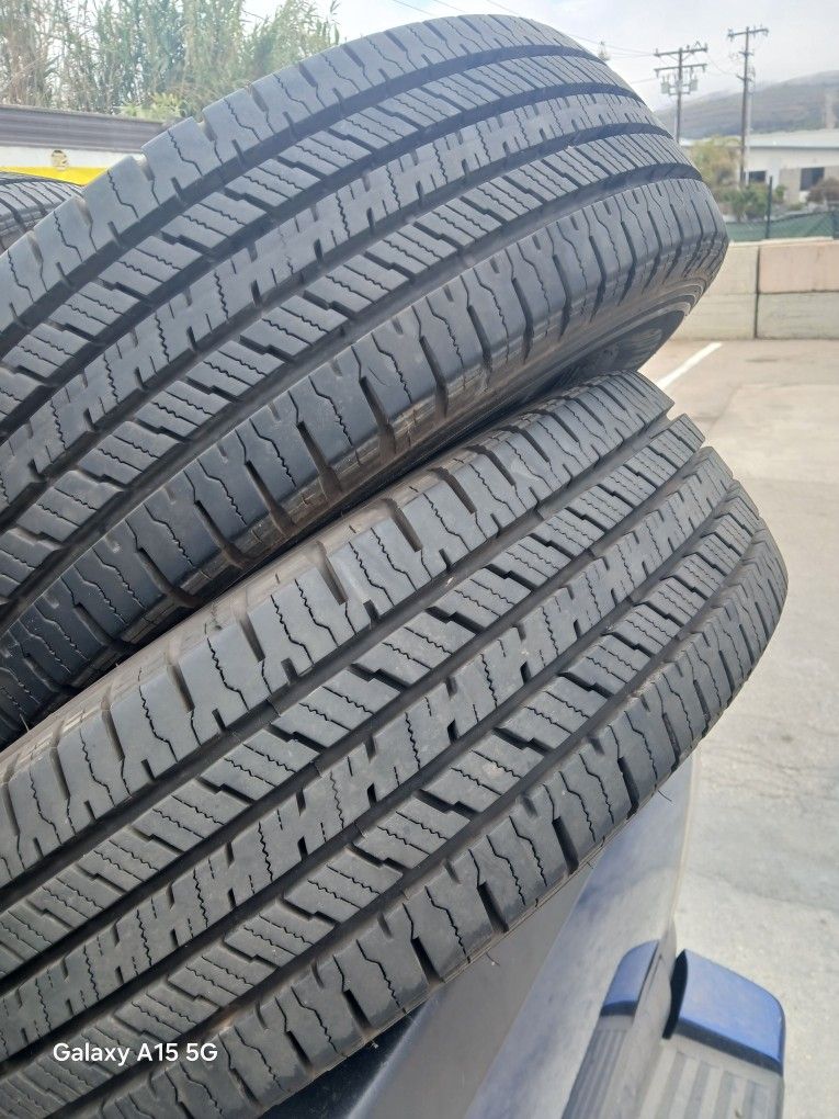 LT225/75R16 Hankook HT Tires (4) Like New