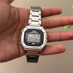 Casio stainless steel watch
