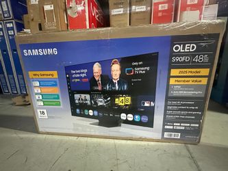 HUGE TV SALE  48" Samsung 4K OLED HDR Smart QN48S90FDFXZA