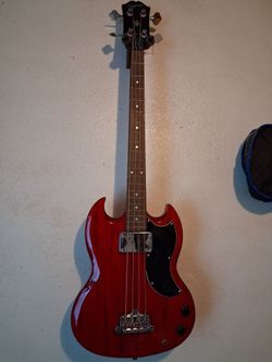 Epiphone SG Bass Guitar Cherry Red
