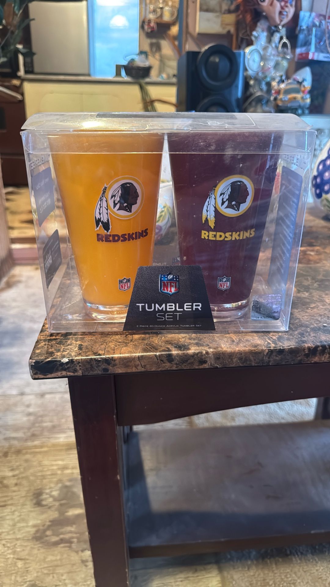 Red Skins Tumblers