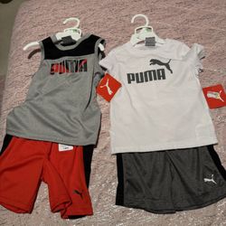Set Of 2 Puma Outfits 18 Months And Jersey And Shorts 