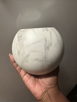 Bath & Body Works Faux Marble Candle Holder 