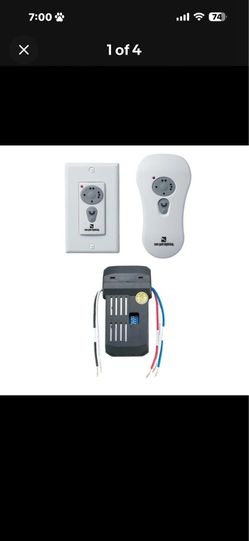 NEW! Sea Gull Convertible Handheld/Wall Remote Control- Kit