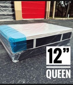 NEW Mattress Queen Size Plush Pillowtop and Box Spring // 2PC