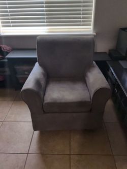 Gray Rocking chair