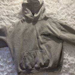 Fear of God Essentials grey hoodie