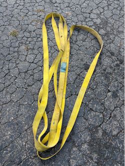 Three looped tow straps.