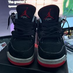 Air Jordan 4 Retro OG 'Bred' 2019