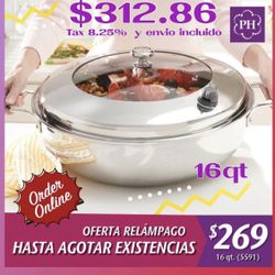 Cacserola 16 Qts Solo Por Oy $260 3 Disponibles 