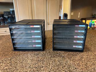 SHUTER 5-Drawer Desktop Organizer – Pair