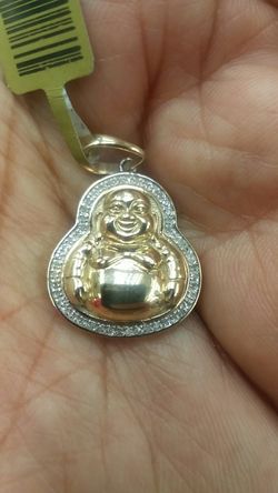 10k Gold buda 0.15 ct Diamonds