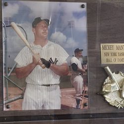 Mickey Mantle AUTOGRAPHED photos With COA!!!!!!!!  