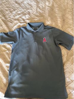 Antigua LA Angels Polo Shirt Medium