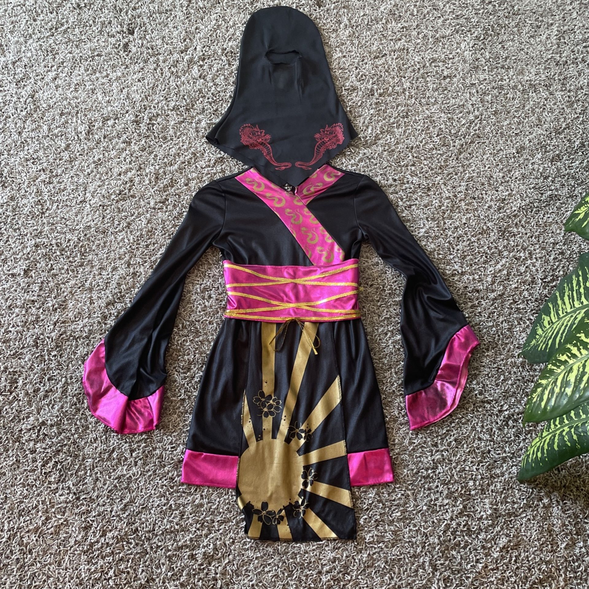 Girl Ninja Costume Age 8-10