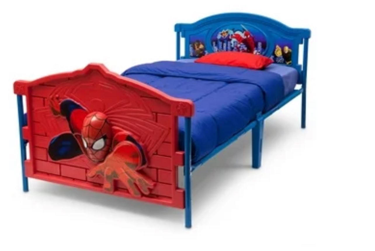 Spiderman bed Frame only - Twin Sized used