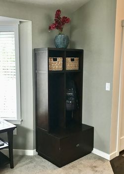 Pottery Barn Espresso Modular Locker