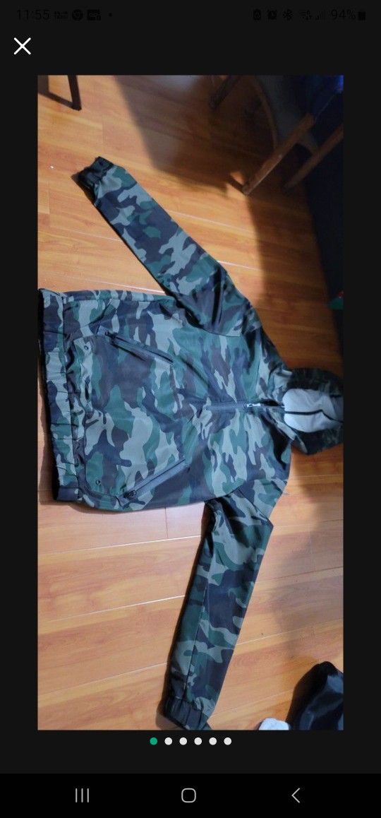H&M Mens MEDIUM Wind Breaker Jacket