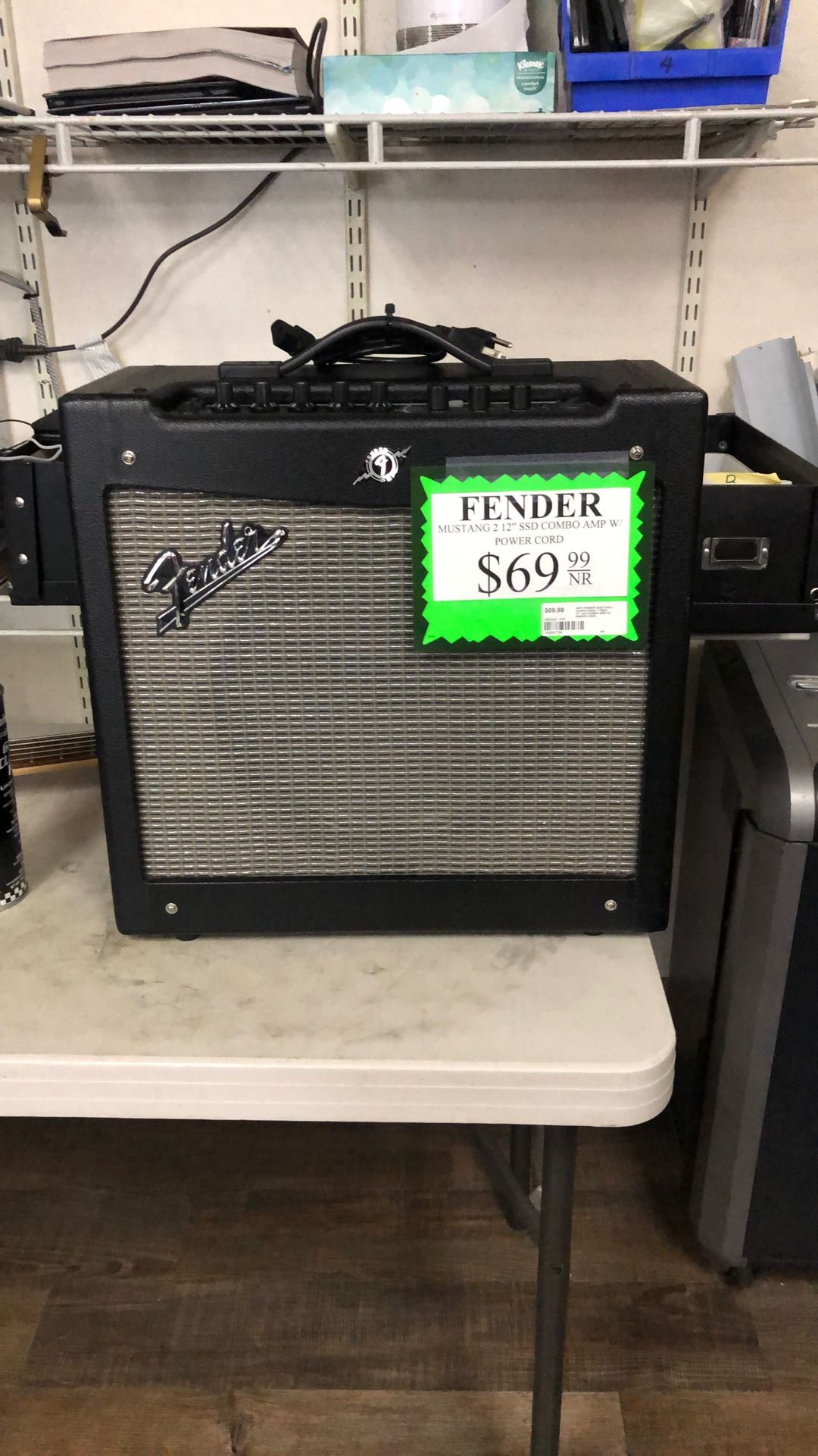 10030 Fender Mustang 2 12” Ssd Combo Amp W/ Power Cord 31720