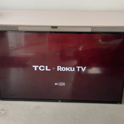 TCL 55 inch 4K HDR Roku Smart TV